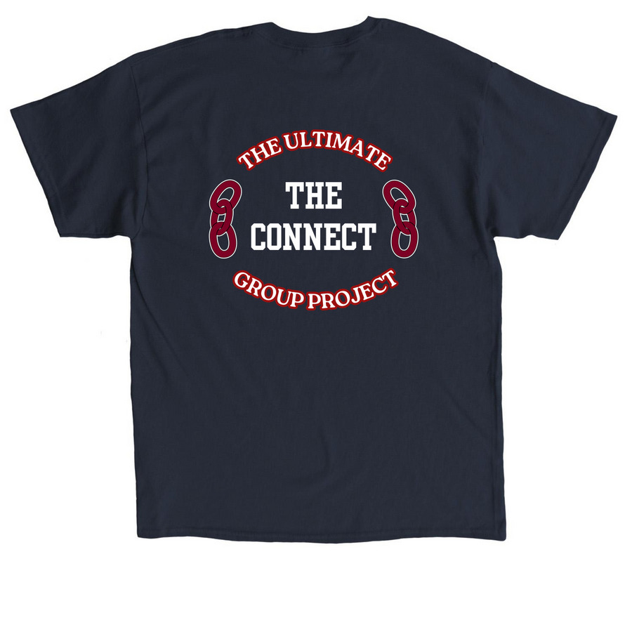 2026-2027 Student Council Shirt, a Navy Classic Unisex Tee (back-view)