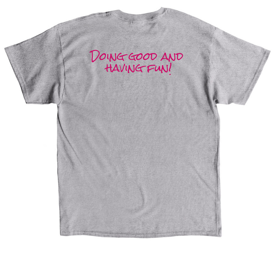 Daylight - Doing Good & Having Fun, a Sport Grey Classic Unisex Tee (back-view)