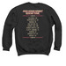 Ohio House Rabbit Rescue Tour, a Black Crewneck Sweatshirt (back-view)