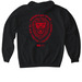 Lion (Red Logo) - 2026 Exclusive&nbsp;, a Black Gildan Softstyle Pullover Hoodie (back-view)