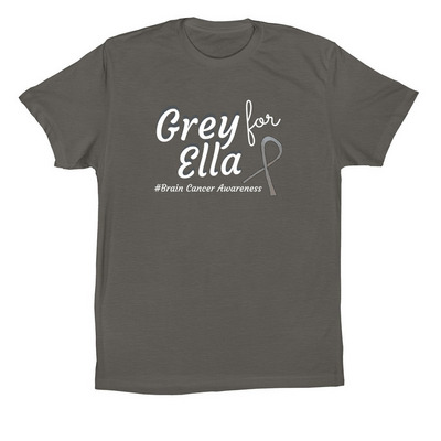 Grey For Ella Shirts, a Asphalt Premium Cotton Tee
