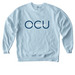 OCU Law Review with Masthead on Back, a Chambray Comfort Colors Crewneck Sweatshirt
