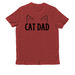 Cat Dad, a Revolution Red Allmade Organic Cotton Unisex Tee