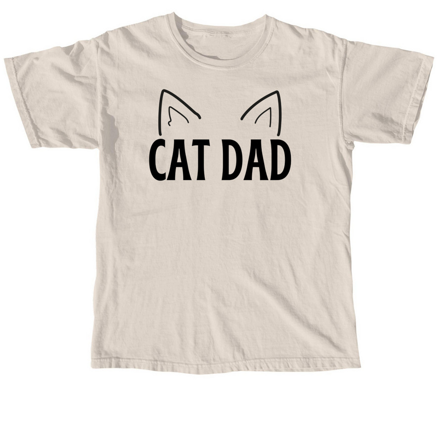 Cat Dad, a Ivory Comfort Colors Unisex Tee