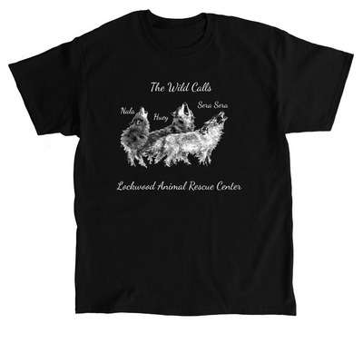 Three Wolves shirts, a Black Classic Unisex Tee