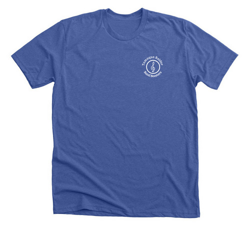 Band Booster Stand, a Solid True Royal Premium Unisex Tee