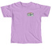 Trolley Lapel Logo & Yellow Crew, a Neon Violet Comfort Colors Unisex Tee