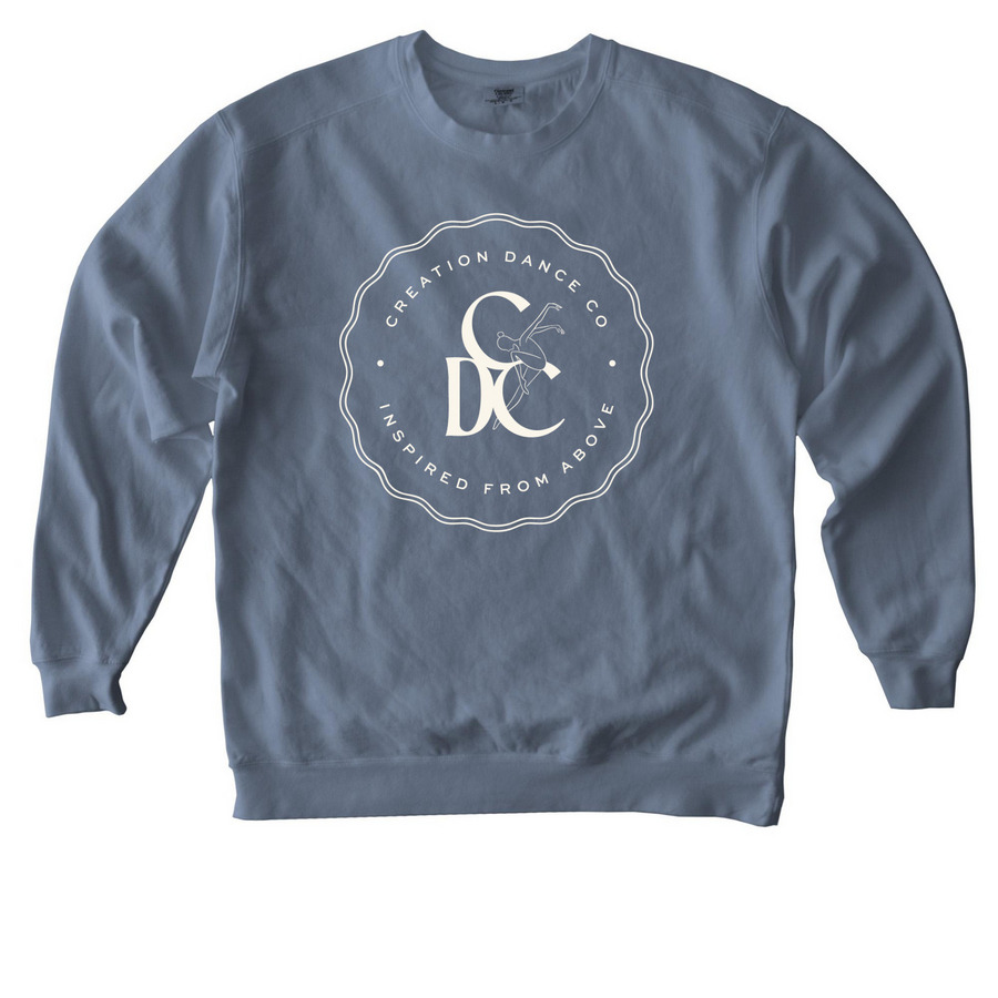 Adult Dance Mom Crew Neck, a Blue Jean Comfort Colors Crewneck Sweatshirt