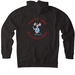 Saint Joe - Flanagan Open Apparel, a Black Heavyweight Pullover Hoodie (back-view)