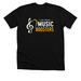 Music Boosters Tee, a Solid Black Blend Premium Unisex Tee