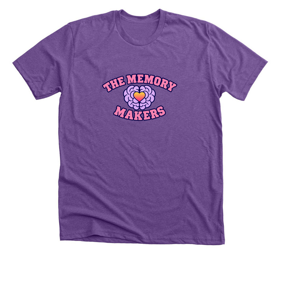 The Memory Makers, a Heather Team Purple Premium Unisex Tee