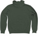 CAC Adult/Youth Dark-Colored Shirts & Hoodies, a Military Green Zip Up Hoodie (back-view)