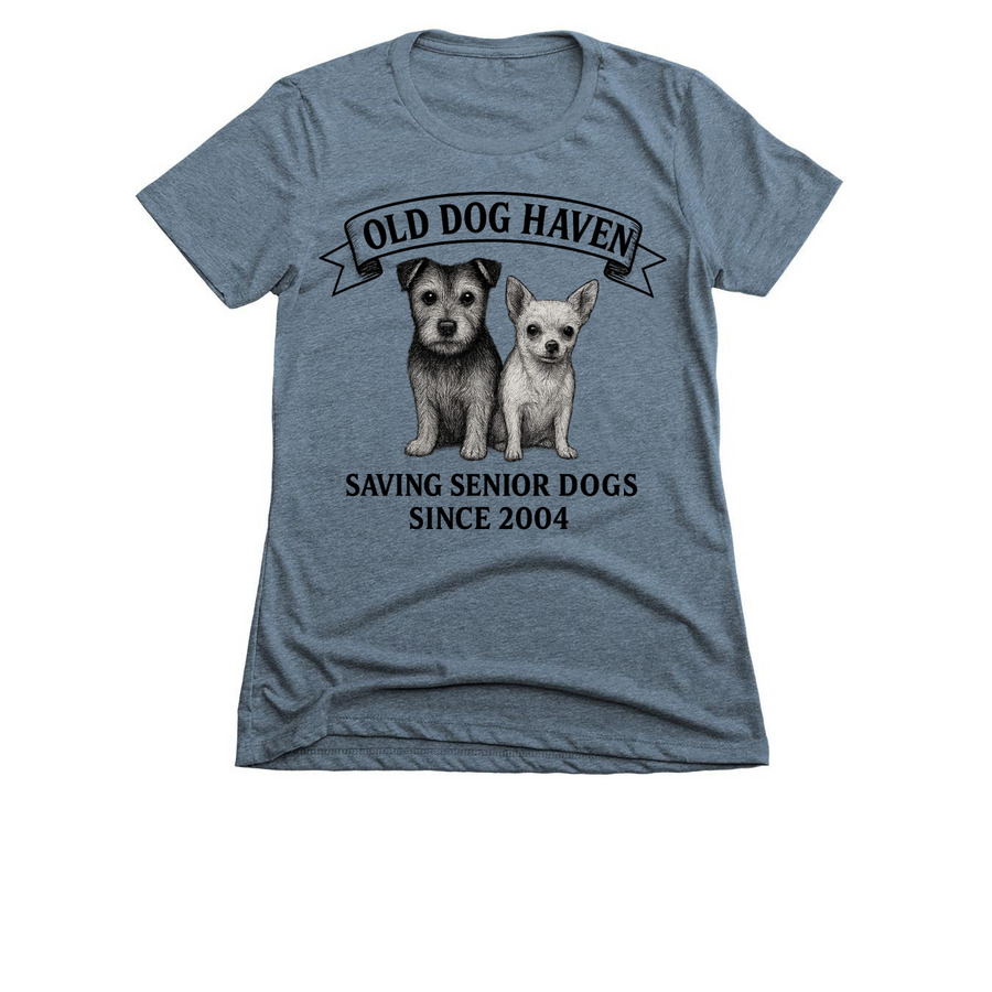 Saving Seniors, a Indigo Women's Slim Fit Tee