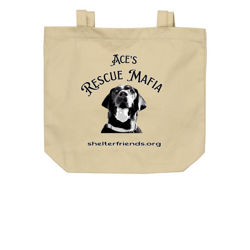 Ace's Reusable tote, a Oyster Organic Cotton Tote Bag