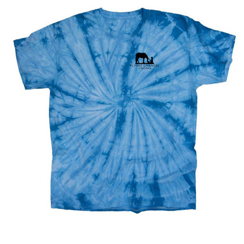 FCVA Merch!, a Baby Blue Classic Tie Dye Tee