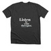 Listen to your therapist., a Dark Grey Heather Premium Unisex Tee