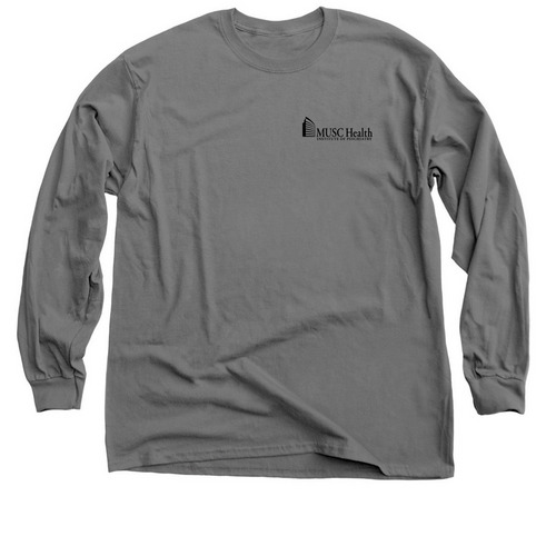 Healing in Bloom, a Charcoal Classic Long Sleeve Tee