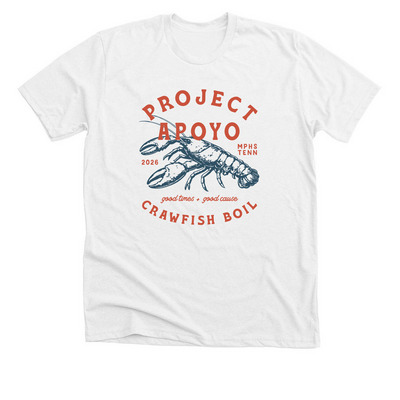 Adult Unisex 2026 Crawfish Boil Tee, a Solid White Blend Premium Unisex Tee