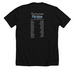 CAD Frozen Shirt - Black, a Solid Black Blend Premium Unisex Tee (back-view)