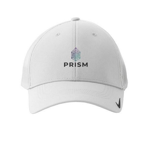 Prism Hats, a White Printed Nike Dri-FIT Legacy Performance Cap