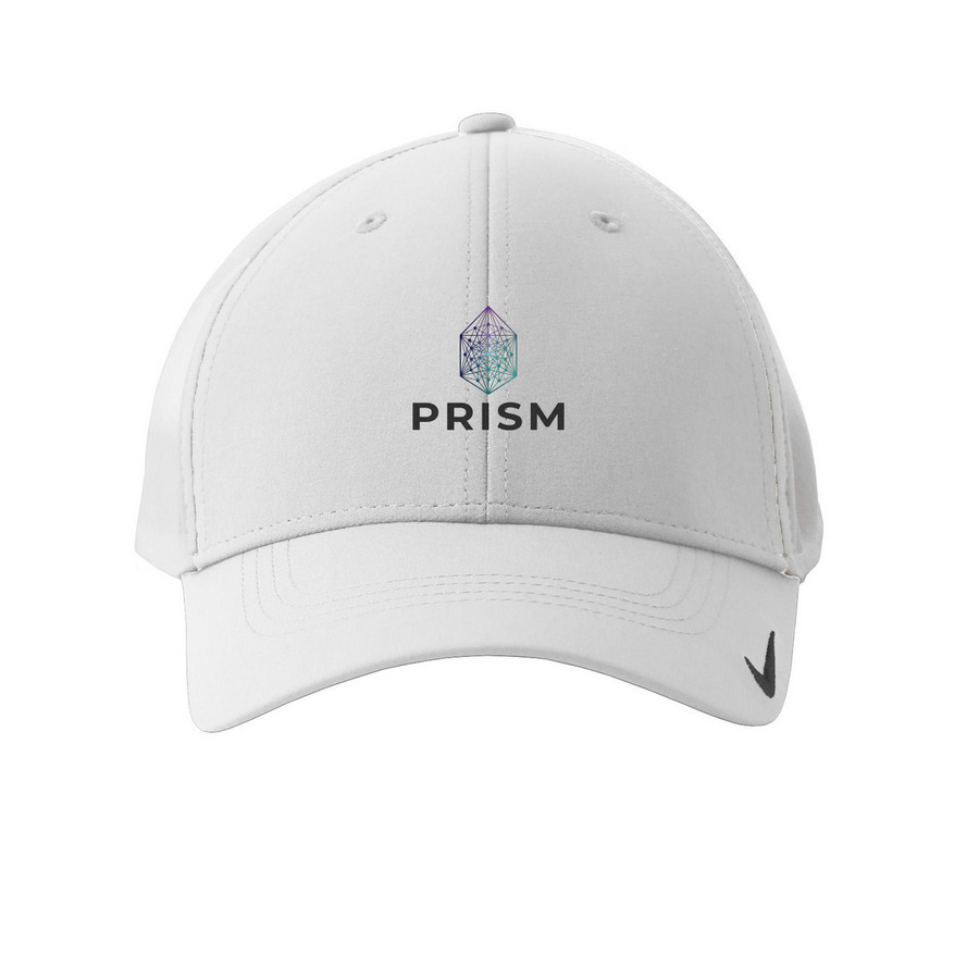 Prism Hats, a White Printed Nike Dri-FIT Legacy Performance Cap