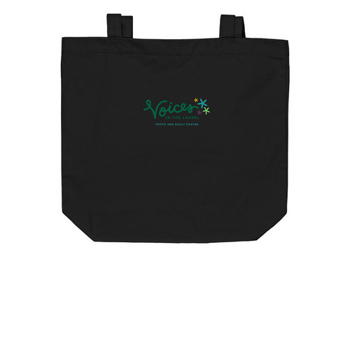 New Logo, a Black Organic Cotton Tote Bag