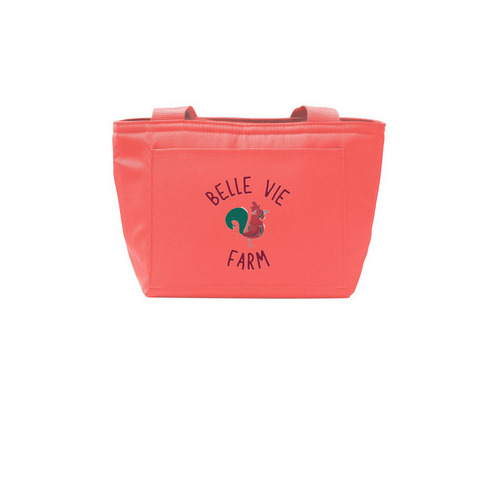 BVF?s Stay-cool Lunch Tote, a Coral Splash Insulated Lunch Tote