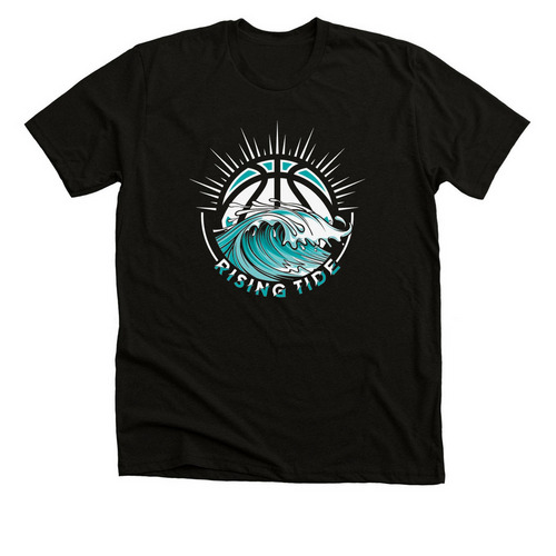 Rising Tide Classic, a Solid Black Blend Premium Unisex Tee