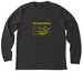 Large Yellow Logo - Shirts + Sweatshirts, a Dark Grey Heather Premium Long Sleeve Tee
