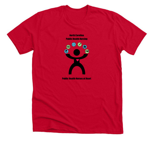 Nursing Section Merchandise, a Solid Red Blend Premium Unisex Tee