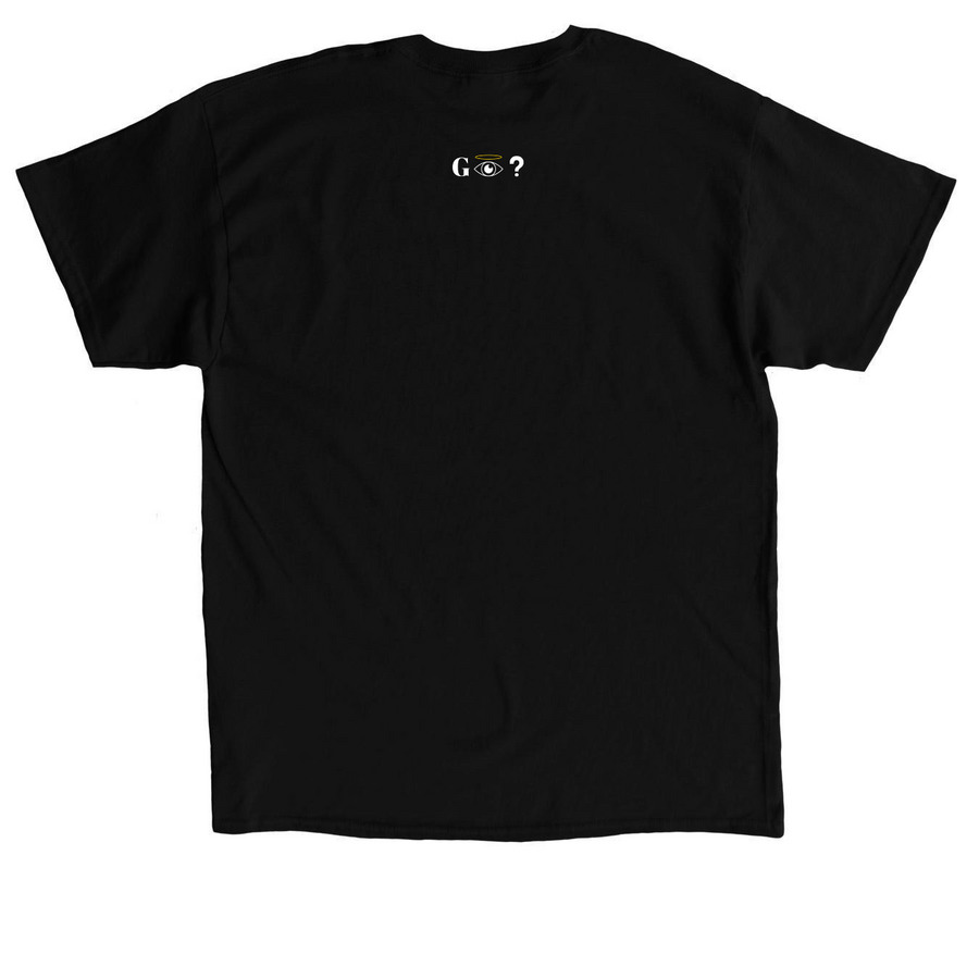 I'm From VA, a Black Classic Unisex Tee (back-view)