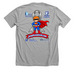 Super Joe Memory Shirts, a Athletic Heather Premium Unisex Tee (back-view)