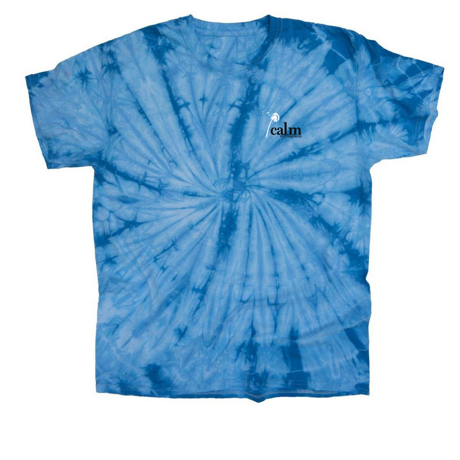 Tie- Dye and Kids Calm Merch, a Baby Blue Classic Tie Dye Tee