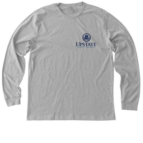 Retro Nursing Alumni 2, a Athletic Heather Premium Long Sleeve Tee