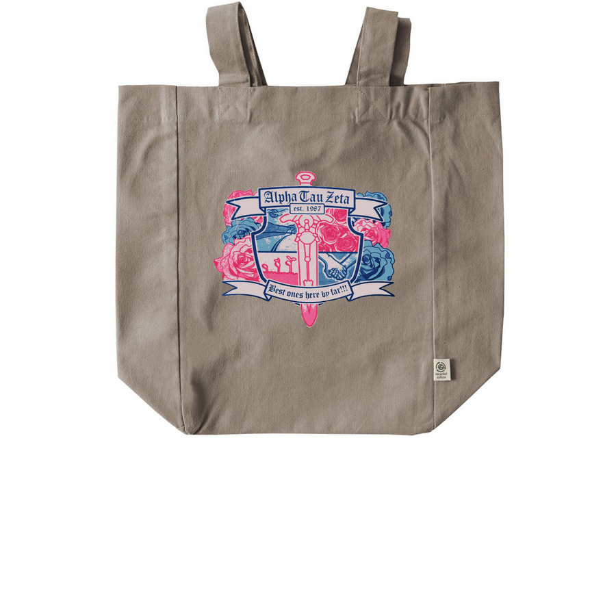 ATZ Tote, a Pumice Recycled Cotton Tote Bag