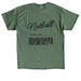 Denver Blizzard Netball Club, a Military Green Classic Unisex Tee (back-view)