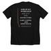 KIBLER KIT WORKSHOP SHIRT, a Solid Black Blend Premium Unisex Tee (back-view)