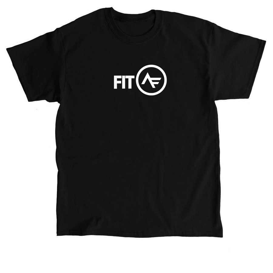FIT AF, a Black Classic Unisex Tee