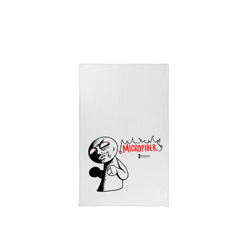 Microfiber Nightmare Tea Towel, a White Tea Towel