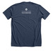 Youth Ministries, a Heather Navy Premium Unisex Tee (back-view)