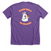 Pumpkin Spice #NurseLife, a Heather Team Purple Premium Unisex Tee (back-view)