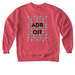 Palms of Adroit, a Watermelon Comfort Colors Crewneck Sweatshirt