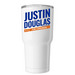 Coffee > Congress, a White Insulated Tumbler (back-view)