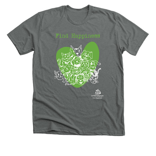 Find Happiness Rescue Tee, a Heavy Metal Premium Unisex Tee