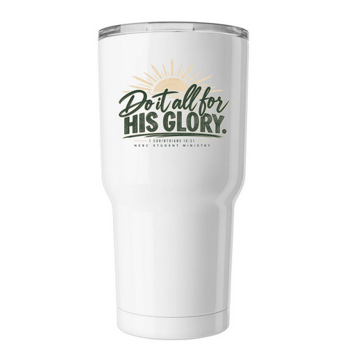 His Glory&nbsp;, a White Insulated Tumbler