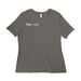 Go Into All the World, a Asphalt Women?s Relaxed Cotton Tee
