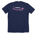 WIN of Airbus - Fleet Strong Campaign, a Solid Navy Blend Premium Unisex Tee (back-view)