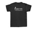 Wear Your Stripes Dark Toddler T, a Black Toddler Tee (back-view)