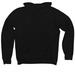 WEH logowear, a Black Premium Pullover Hoodie (back-view)
