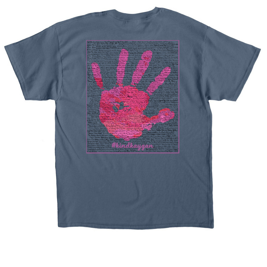 Kaygan's Keepers, a Indigo Blue Classic Unisex Tee (back-view)